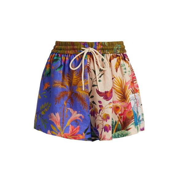 NWT Zimmermann Tropicana Floral Women Shorts AU size 0 (US size 4) - Picture 1 of 5